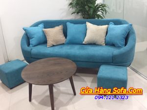 Ghế sofa văng nỉ nhỏ hiện đại cho phòng khách SFD135