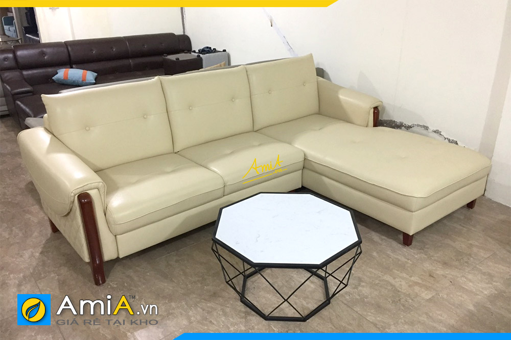mẫu sofa góc chung cư đơn giản amia 234