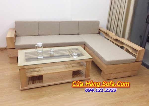 Mẫu ghế sofa gỗ hiện đại cho phòng khách sang trong SFG016a