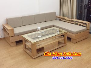 Mẫu ghế sofa gỗ hiện đại cho phòng khách sang trong SFG016a