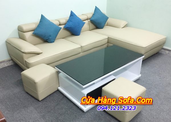 Ghế sofa giả da có giá thành thấp phù hợp với thu nhập của đại đa số mọi người tại Hà Nội